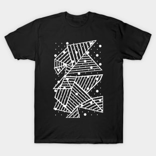 Abstraction Spots Zoom Black T-Shirt